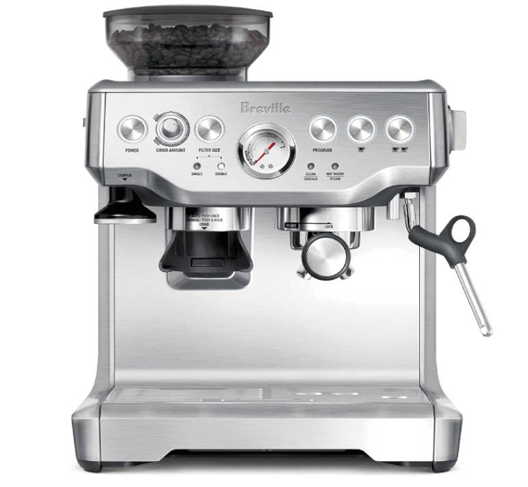 Breville Barista Express Espresso Machine BES870XL, Brushed Stainless Steel