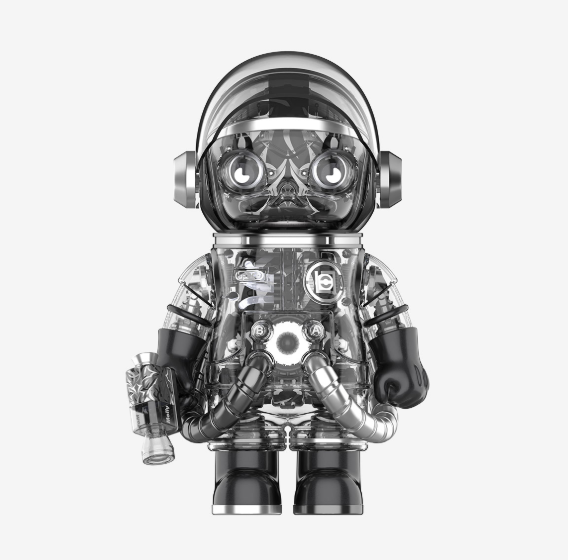 MEGA SPACE MOLLY 400% CLOT-Black Alienegra Set